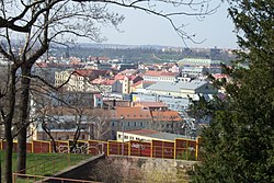 Praha, Vítkov, pohled na Karlín